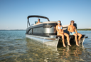 Qwest M-Class RTZ 24' Tritoon Charcoal/Silver $120,000