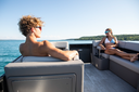 Qwest M-Class RTZ 24' Tritoon Charcoal/Silver $120,000