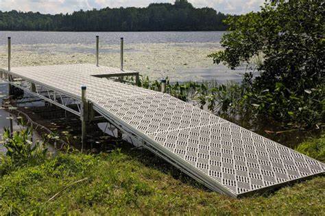 4x8 Dock Ramp Tan Decking