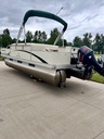 USED 2004 20' BENNINGTON W/60HP BIG FOOT MERC