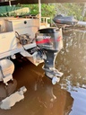 USED 2004 20' BENNINGTON W/60HP BIG FOOT MERC