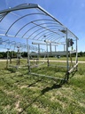USED JB LUND 6,000# TRITOON LIFT W/28' BLACK CANOPY