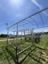 USED JB LUND 6,000# TRITOON LIFT W/28' BLACK CANOPY