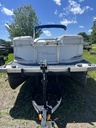 USED 24' WEERES PONTOON W/40HP EVINRUDE 2-SRTOKE