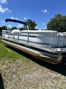 USED 24' WEERES PONTOON W/40HP EVINRUDE 2-SRTOKE