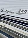 USED 24' WEERES PONTOON W/40HP EVINRUDE 2-SRTOKE