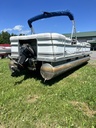 USED 24' WEERES PONTOON W/40HP EVINRUDE 2-SRTOKE