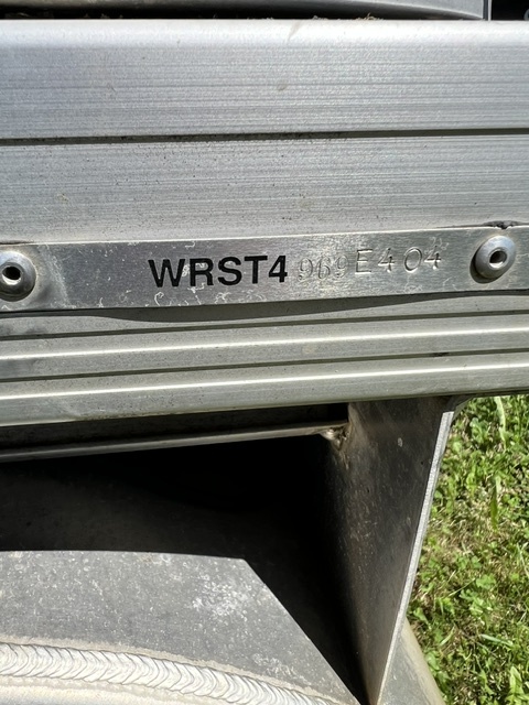 USED 24' WEERES PONTOON W/40HP EVINRUDE 2-SRTOKE