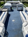 USED 24' WEERES PONTOON W/40HP EVINRUDE 2-SRTOKE