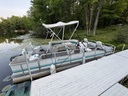 USED 1992 FORESTER 20' PONTOON W/40HP MERCURY