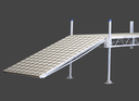 4x8 Dock Ramp Tan Decking