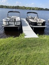 USED GODFREY FAMILY FISH W/115HP YAMAHA
