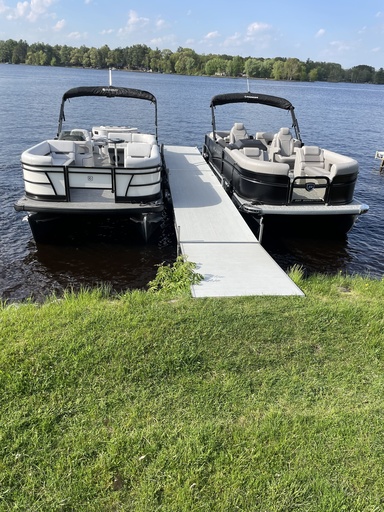 USED GODFREY FAMILY FISH W/115HP YAMAHA
