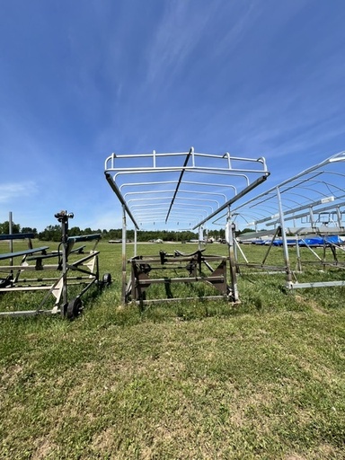 USED 22' HEWITT 3,000# CANTILEVER FISHING BOAT LIFT