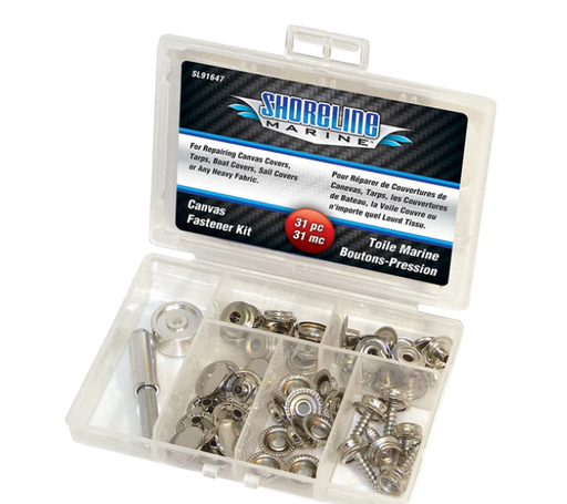 Shoreline 47 Piece Canvas Fastener Kit